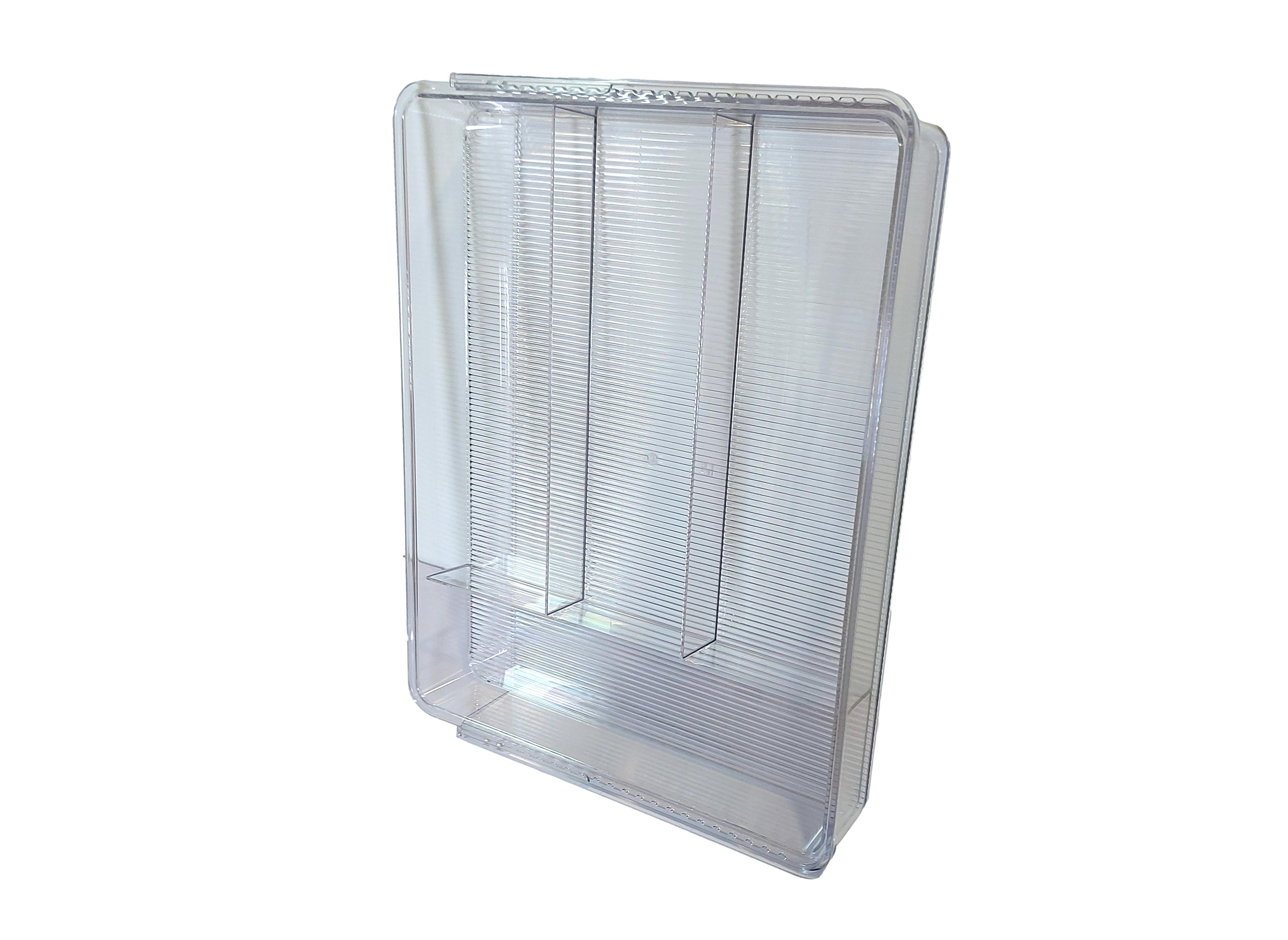 חלוקה לסכום אקרילית שקופה מתכווננת למגירה