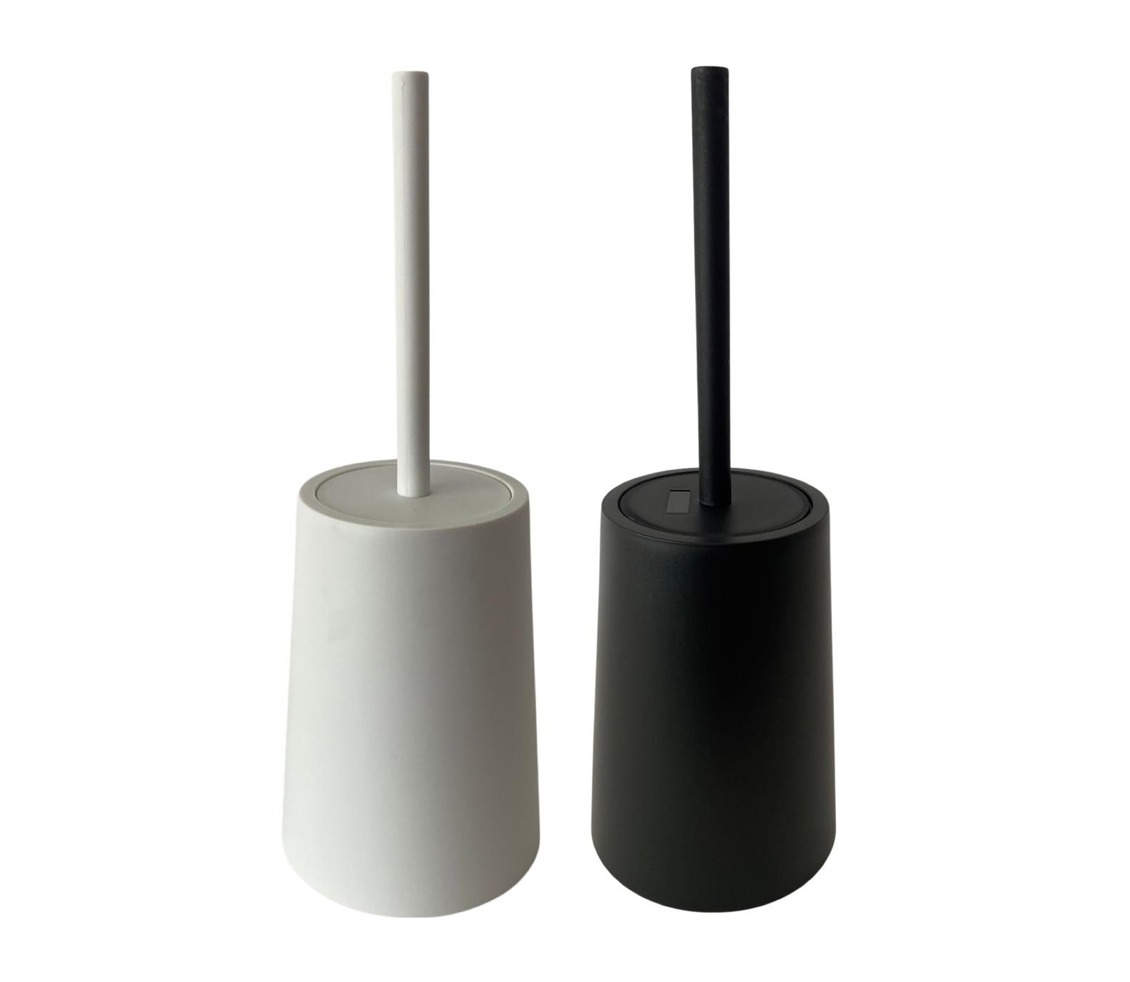 מברשת אסלה חרוט בצבע שחור/לבן