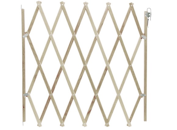 שער ביטחון מתקפל מעץ