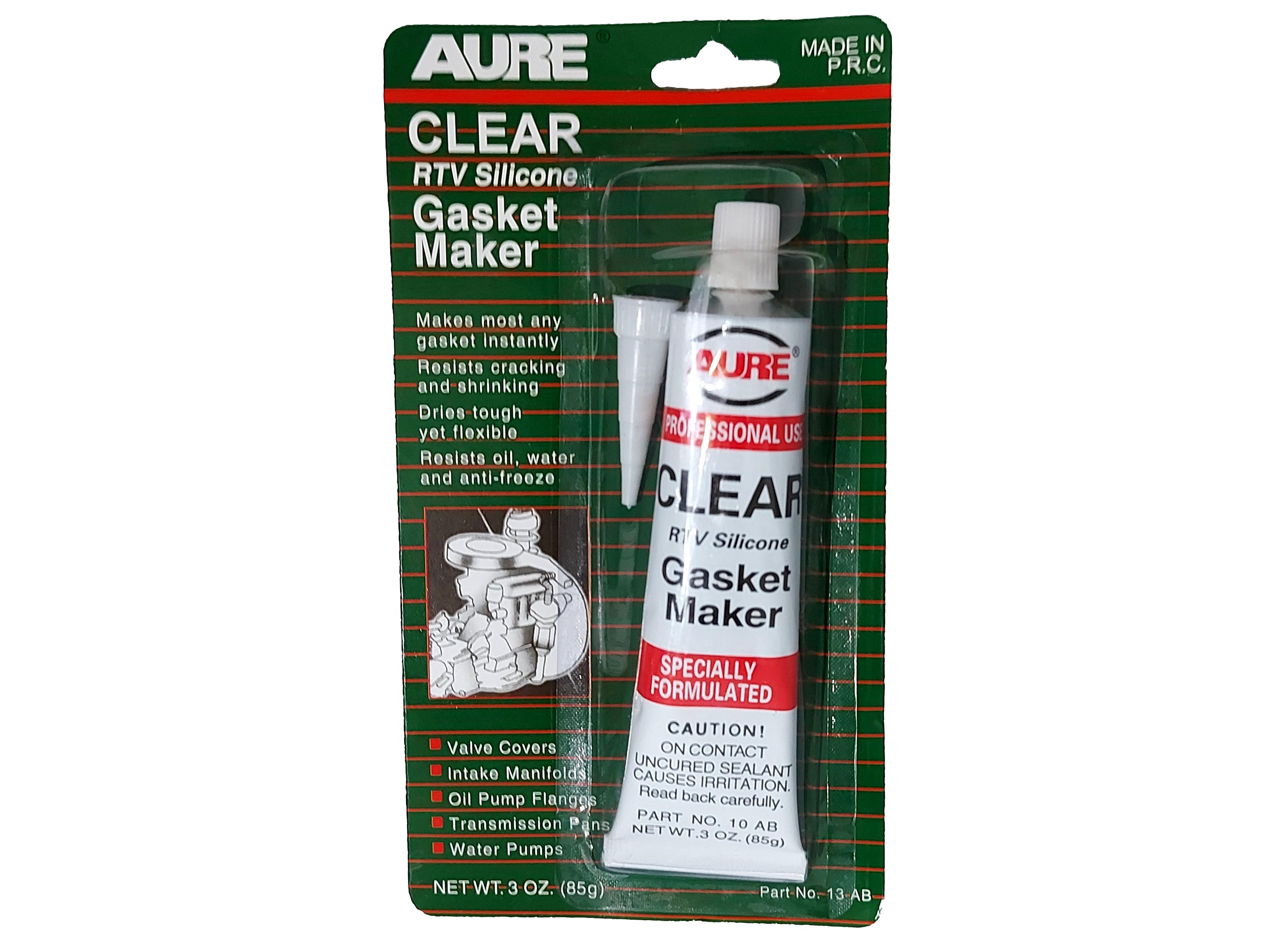 סיליקון RTV שקוף בשפופרת