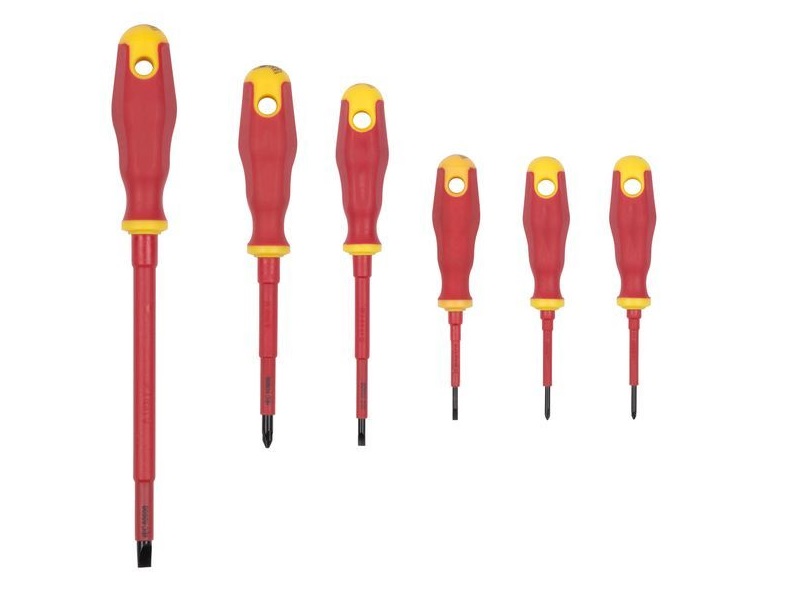 סט 6 מברגים מגנטיים עם בידוד VDE 1000V לחשמלאים דגם KRT400202