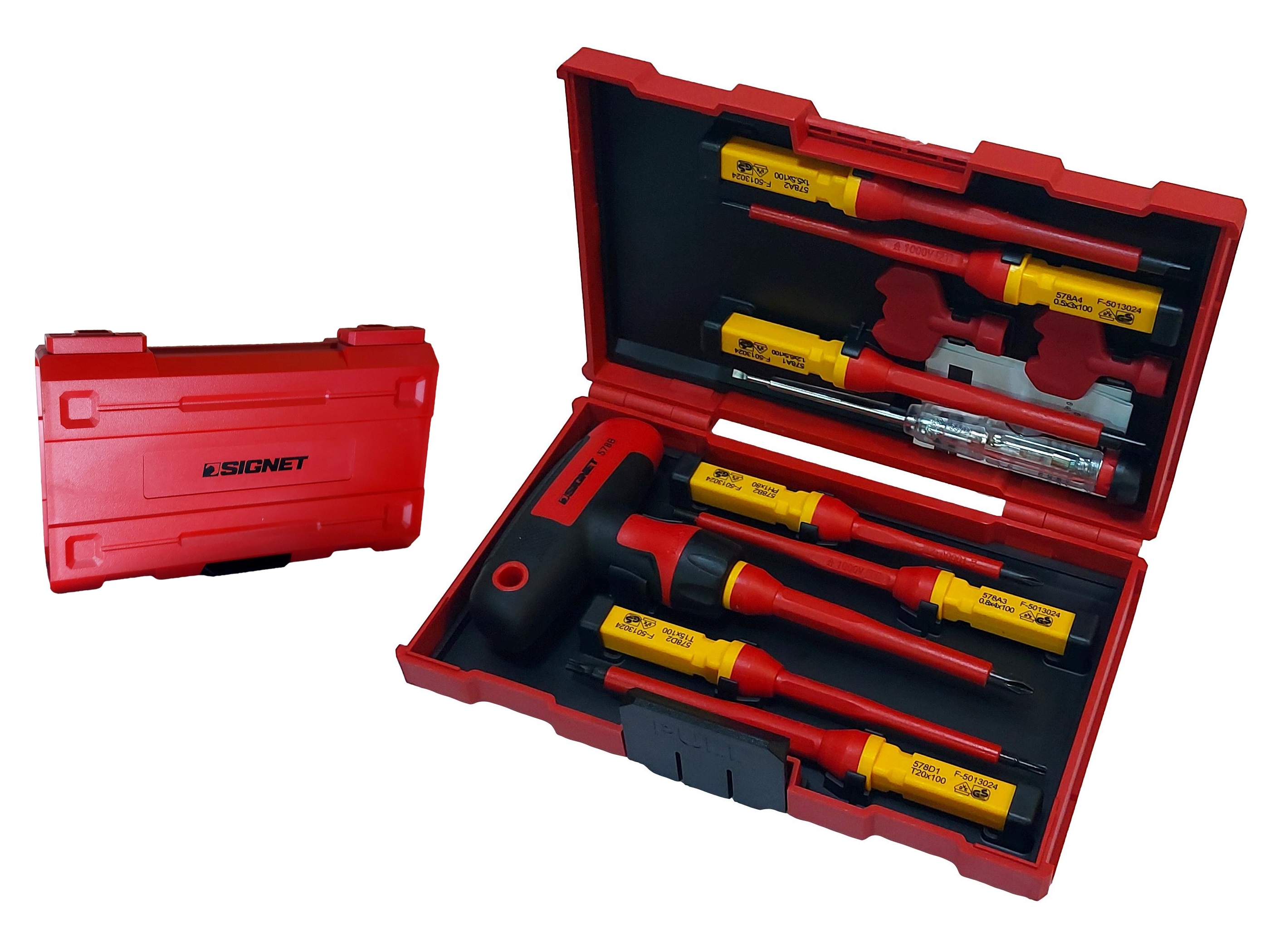 סט מברגים מבודדים 12 חלקים 1000V VDE דגם 052581