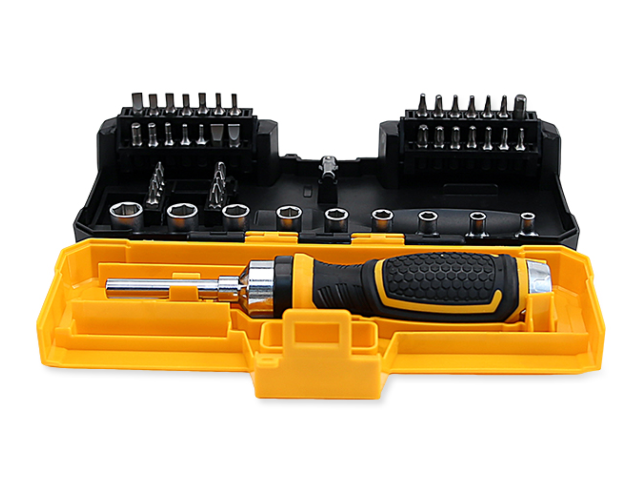 סט מברג ראצ'ט 47 חלקים בקופסה דגם 68647