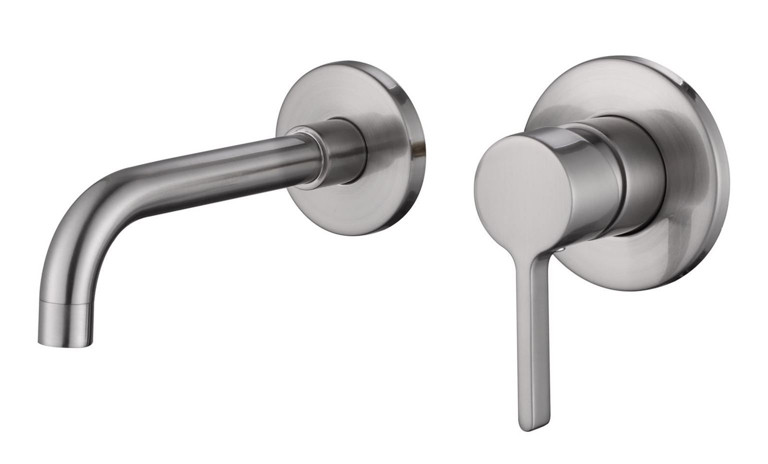 ברז ופיה מהקיר דגם 83581 ניקל מוברש 